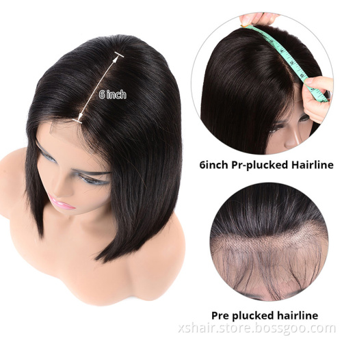 Good Quality Human Wave 360 Degree Closure Lace Front Full Baby Raw Vendor Black Woman 30 Inch Brazilian Wig Hair